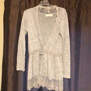 Grey cardigan